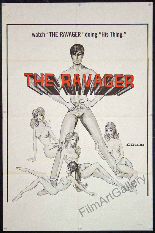 The Ravager Original Vintage Movie Poster