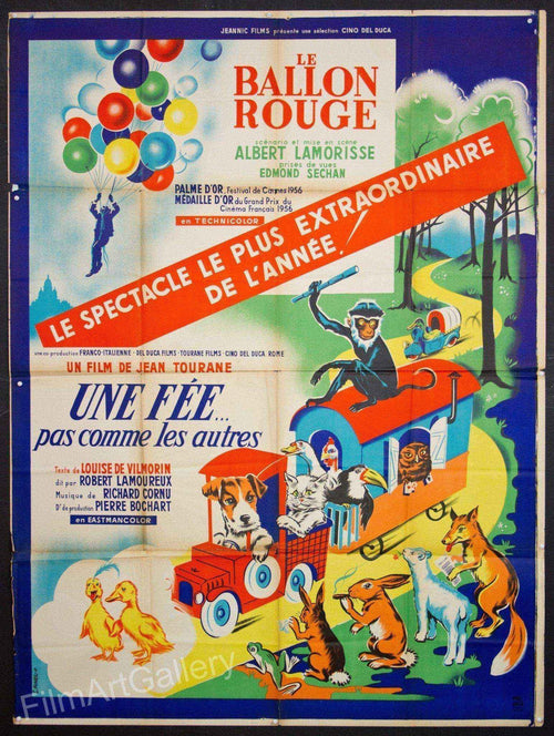 The Red Balloon (Le Ballon Rouge) Original Vintage Movie Poster
