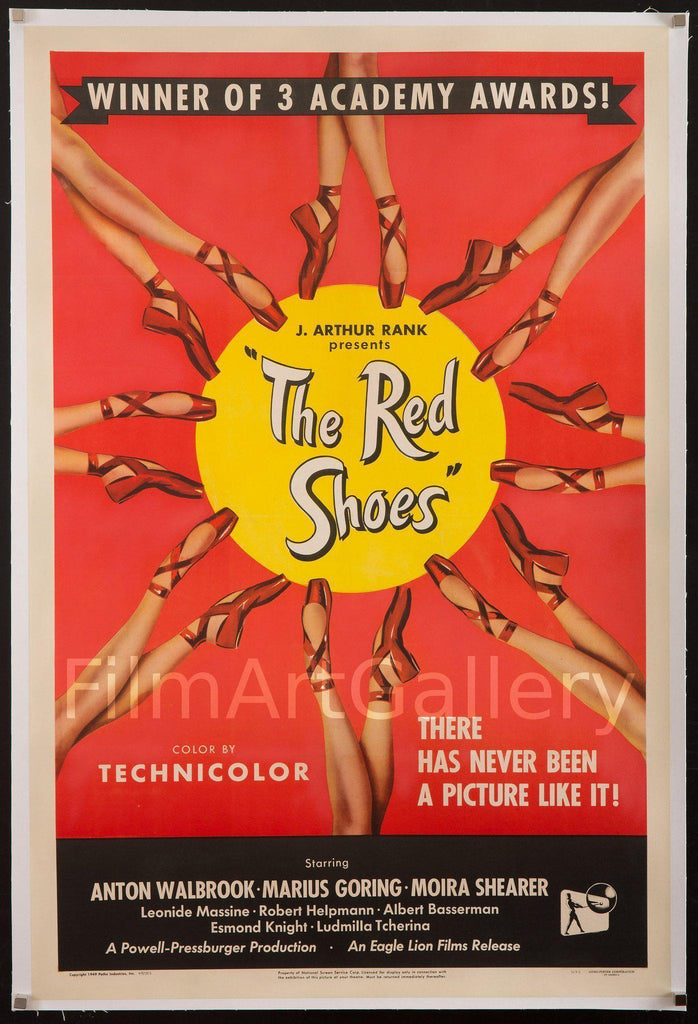 The Red Shoes Original Vintage Movie Poster