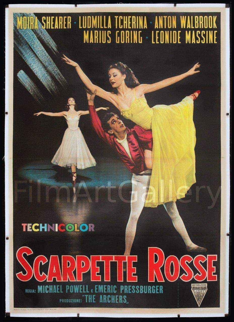 The Red Shoes Original Vintage Movie Poster