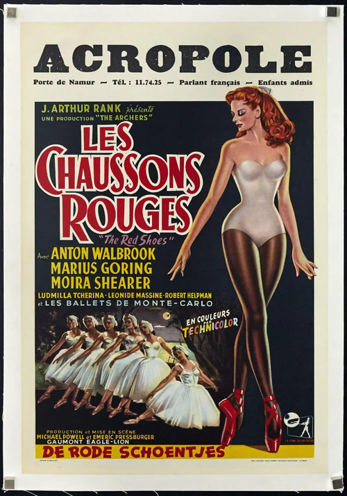 The Red Shoes Original Vintage Movie Poster
