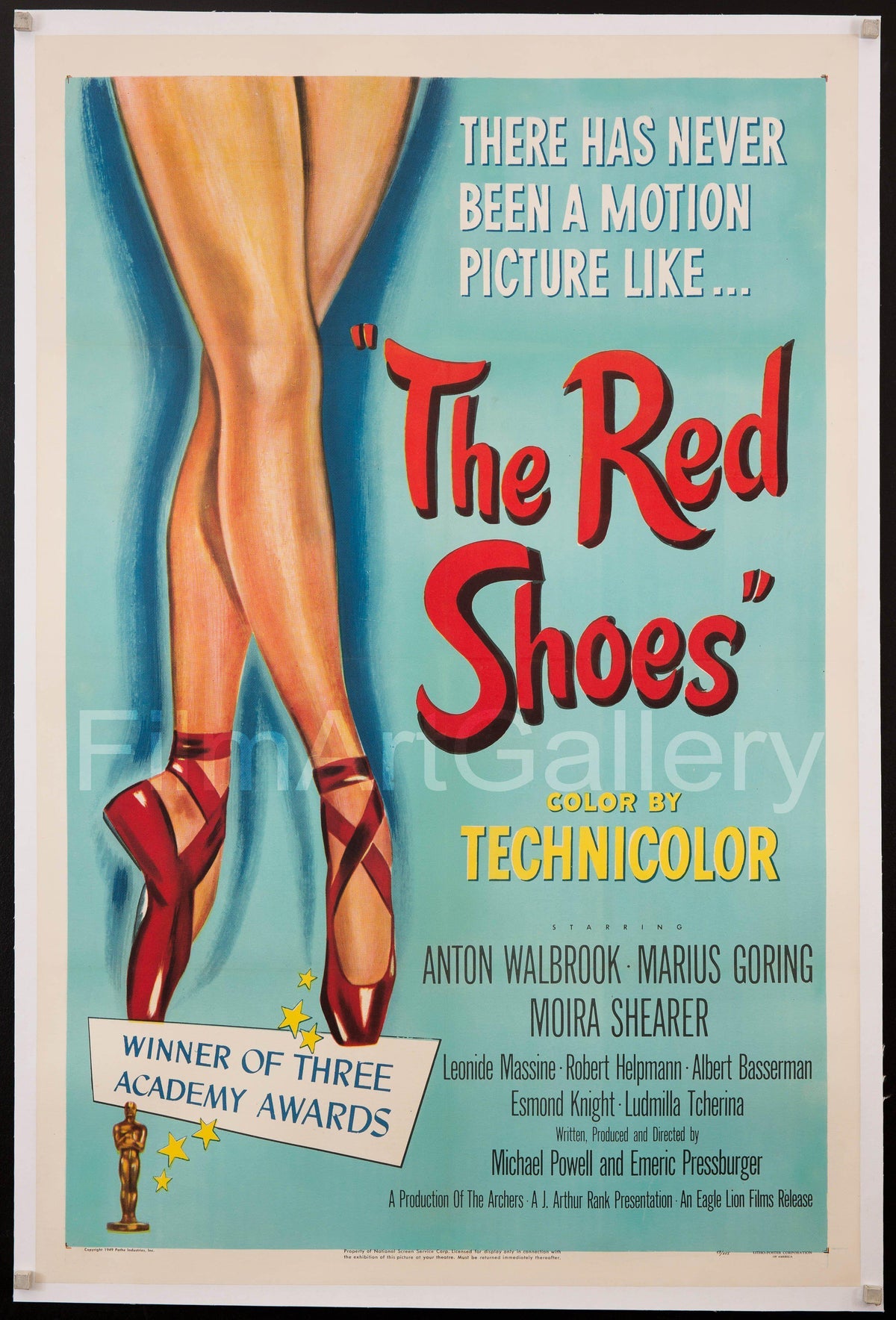 The Red Shoes Original Vintage Movie Poster