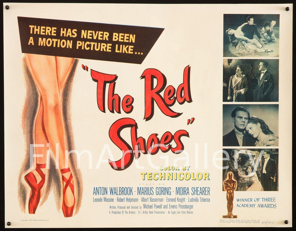 The Red Shoes Original Vintage Movie Poster