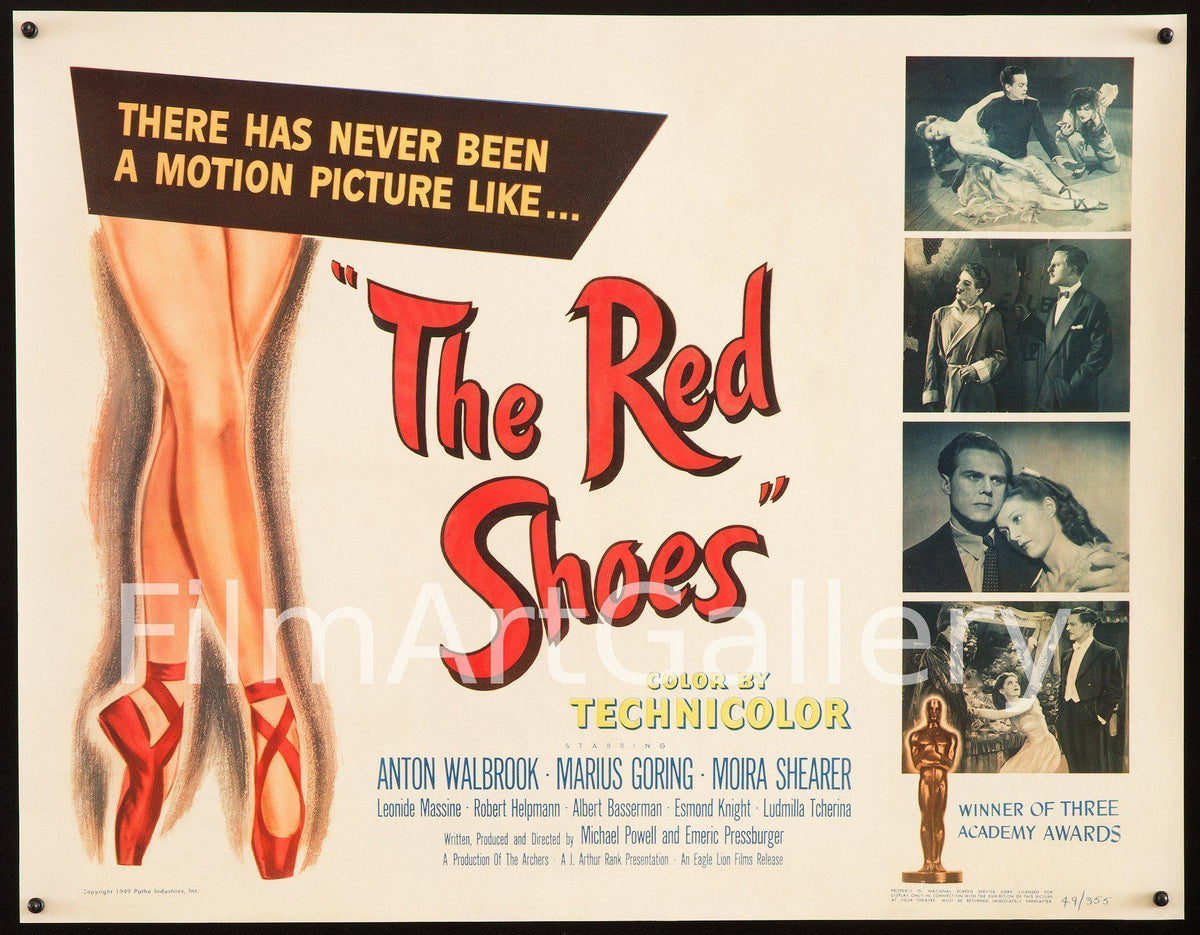 The Red Shoes Original Vintage Movie Poster