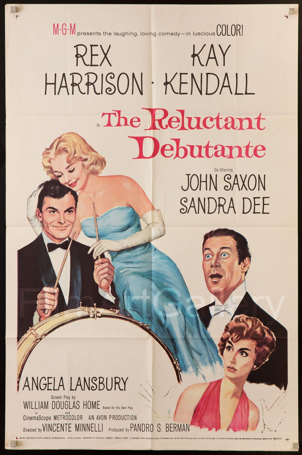 The Reluctant Debutante Original Vintage Movie Poster
