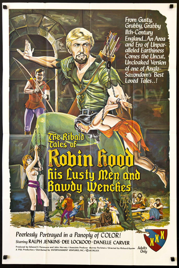 The Ribald Tales of Robin Hood Original Vintage Movie Poster