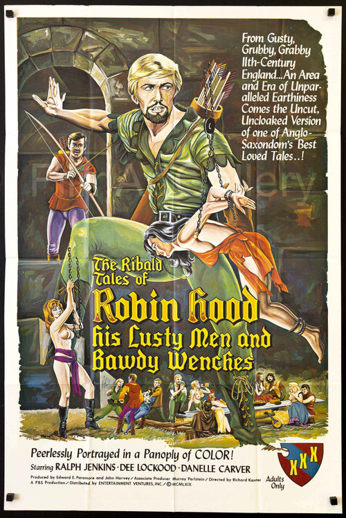The Ribald Tales of Robin Hood Original Vintage Movie Poster
