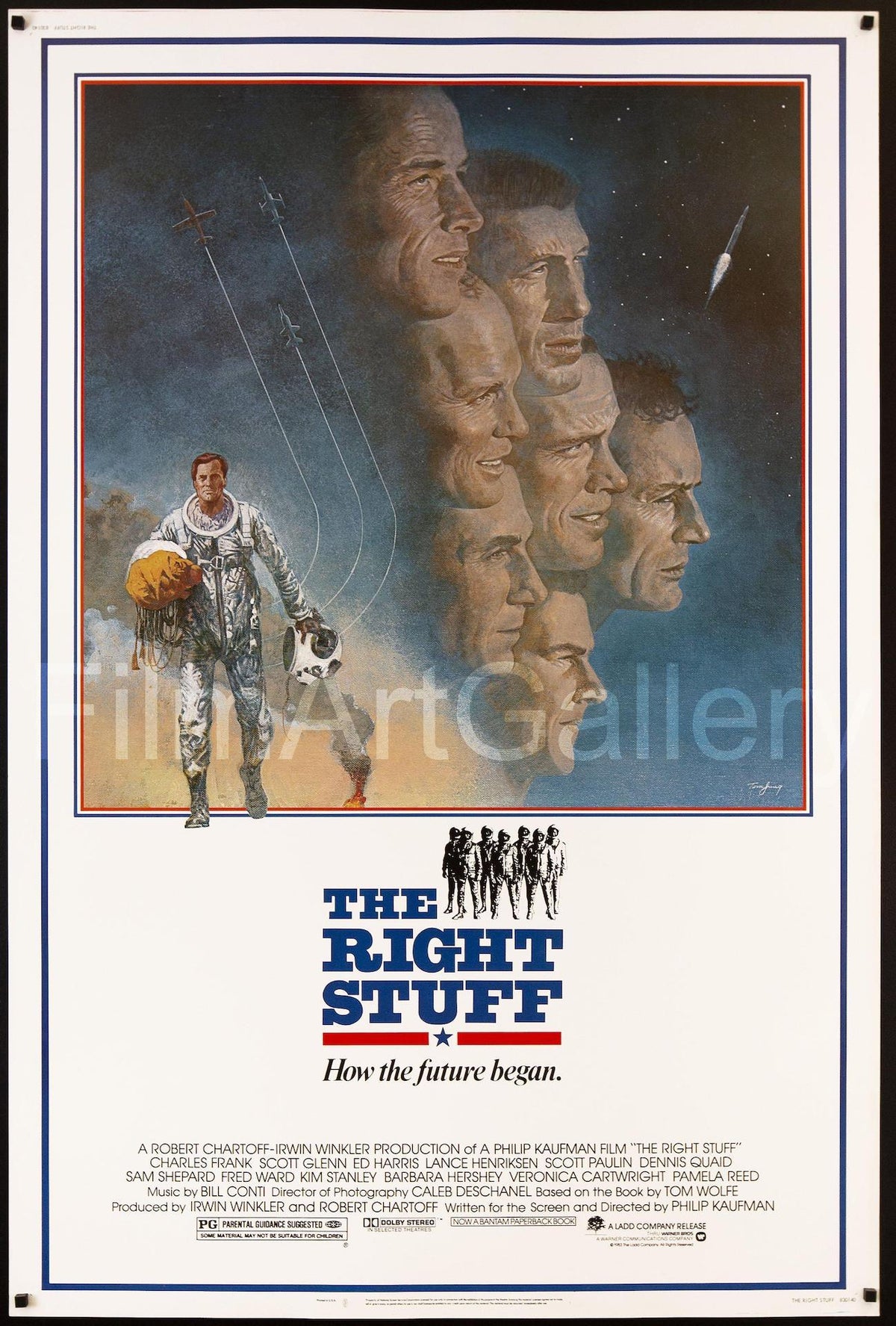 The Right Stuff 40x60 Original Vintage Movie Poster