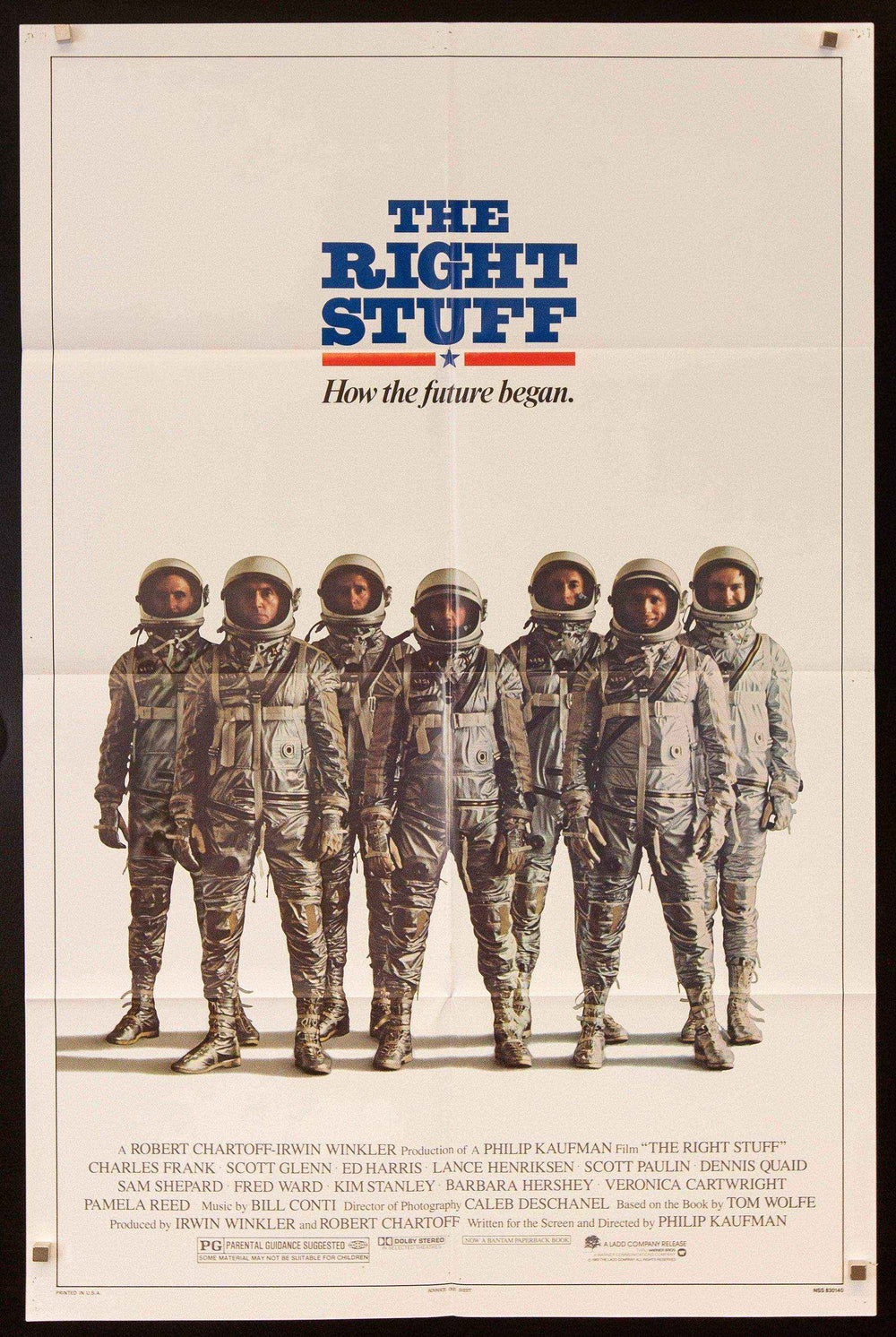 The Right Stuff Original Vintage Movie Poster