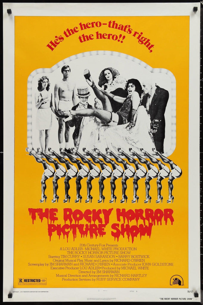 The Rocky Horror Picture Show 1 Sheet (27x41) Original Vintage Movie Poster