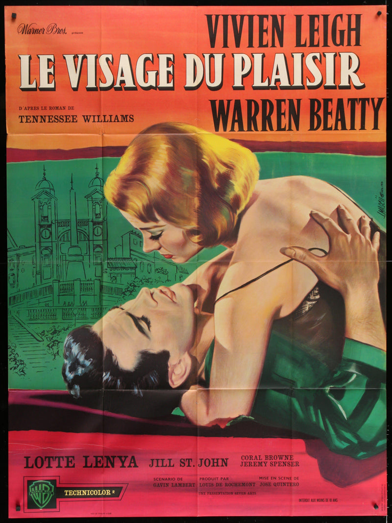 The Roman Spring of Mrs Stone French 1 Panel (47x63) Original Vintage Movie Poster