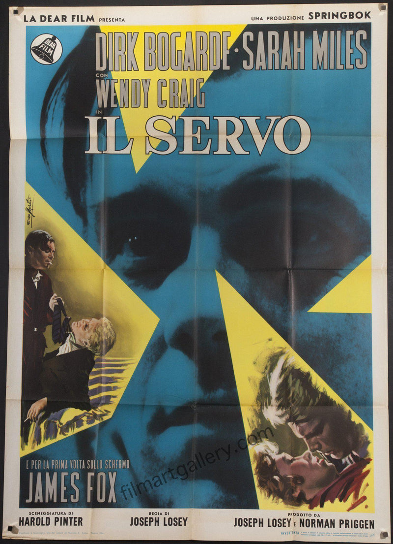 The Servant Italian 2 foglio (39x55) Original Vintage Movie Poster
