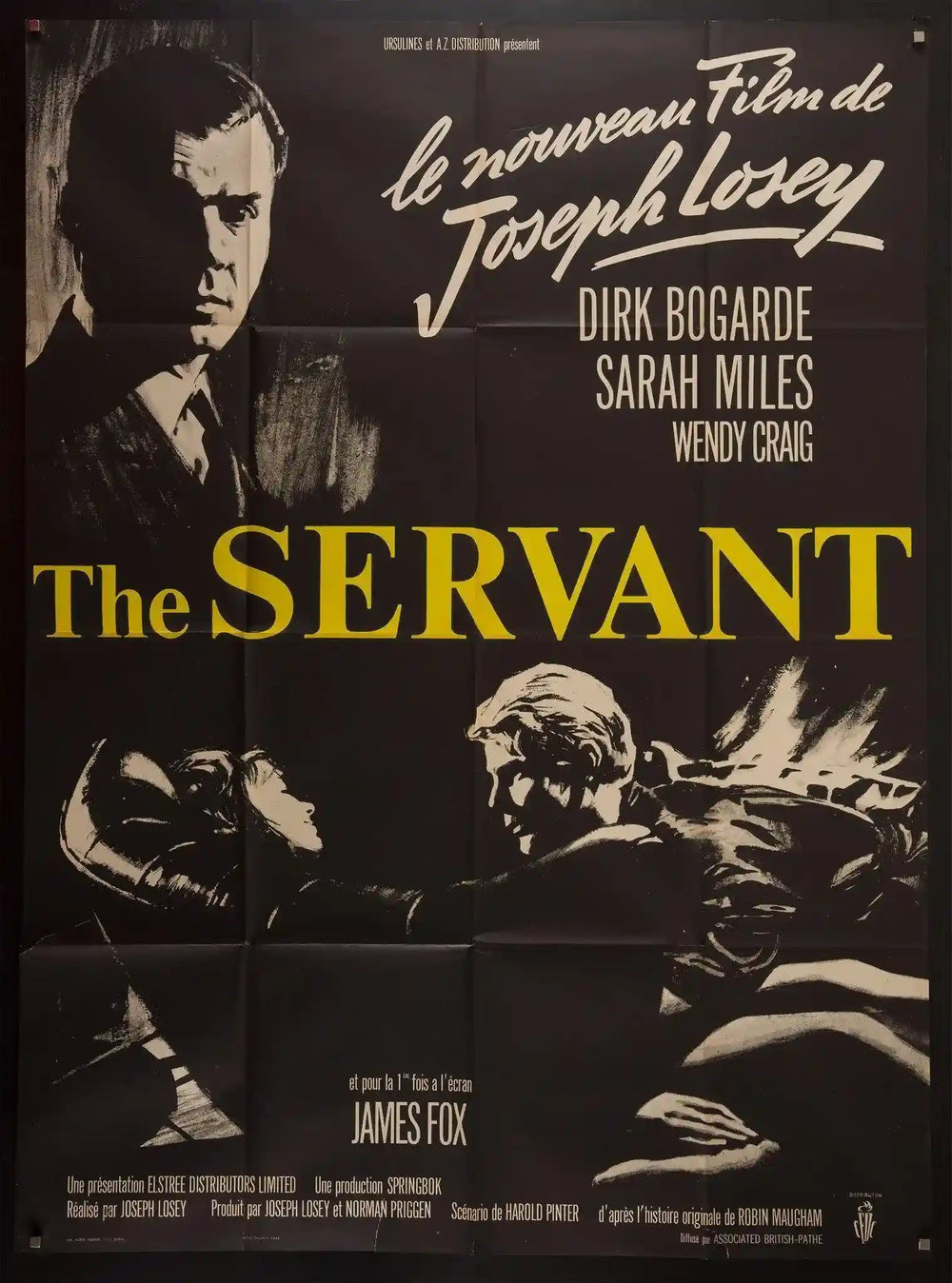 The Servant Original Vintage Movie Poster