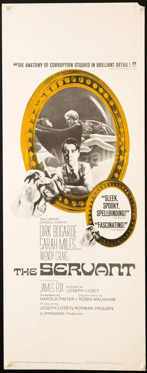 The Servant Original Vintage Movie Poster