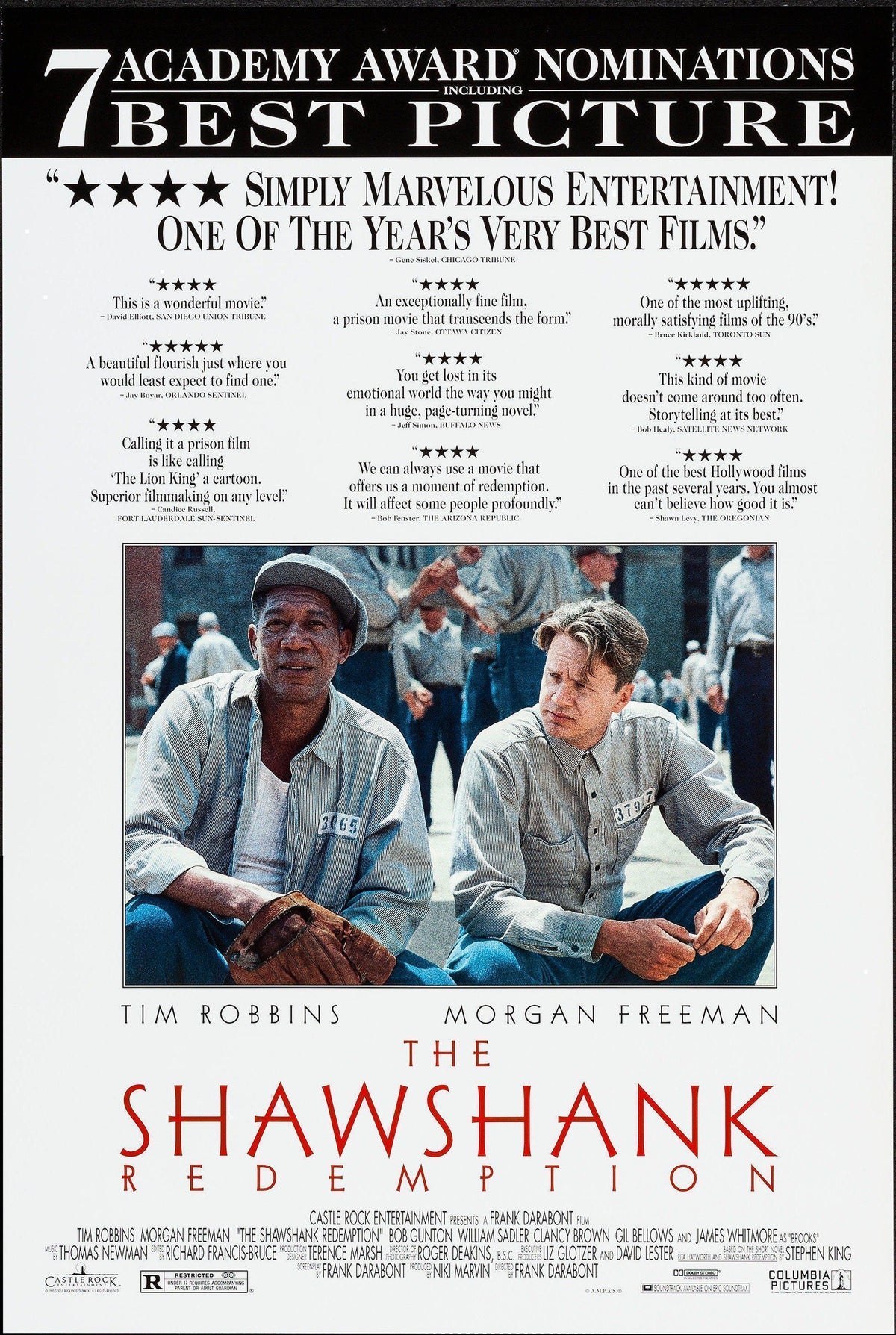 The Shawshank Redemption Original Vintage Movie Poster