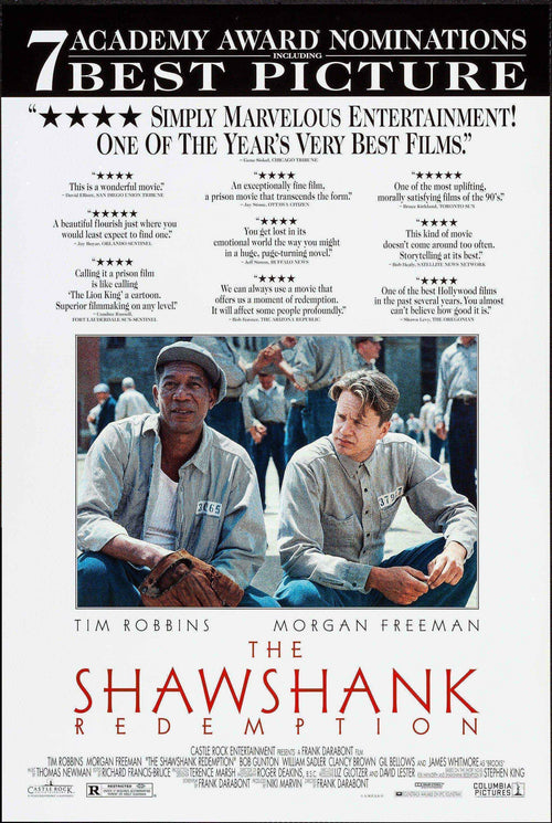 The Shawshank Redemption Original Vintage Movie Poster