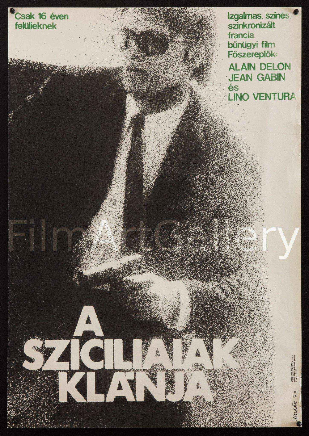 The Sicilian Clan (Le Clan des Siciliens) Original Vintage Movie Poster
