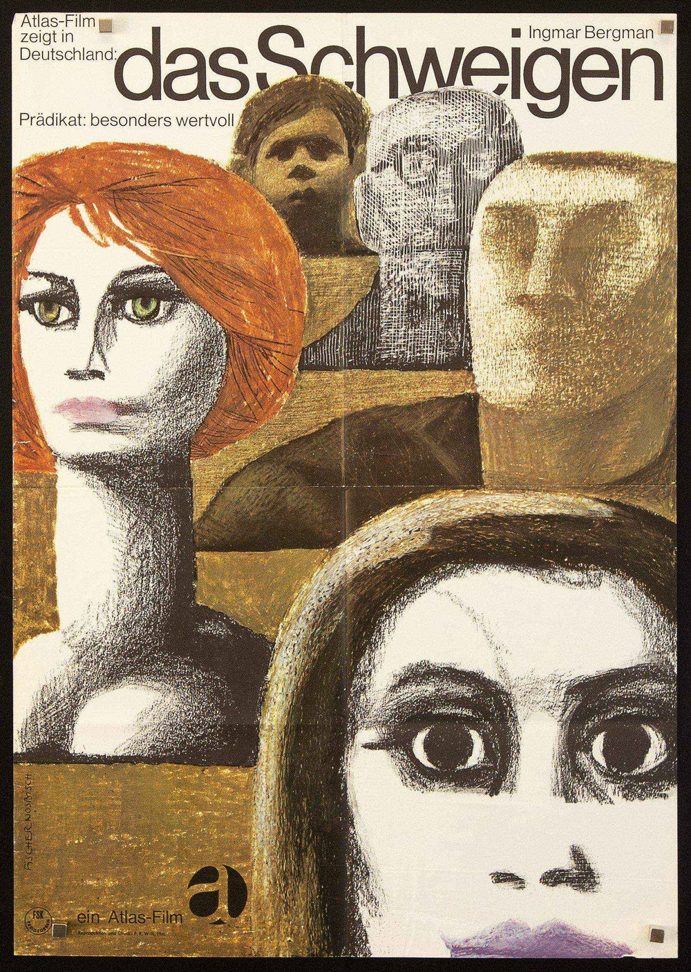 The Silence Original Vintage Movie Poster