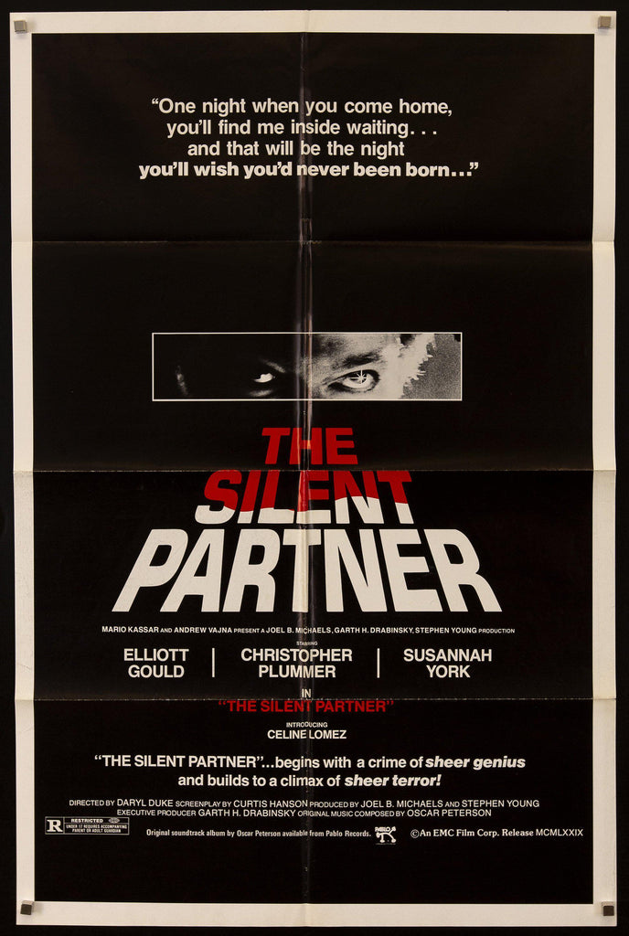 The Silent Partner Original Vintage Movie Poster