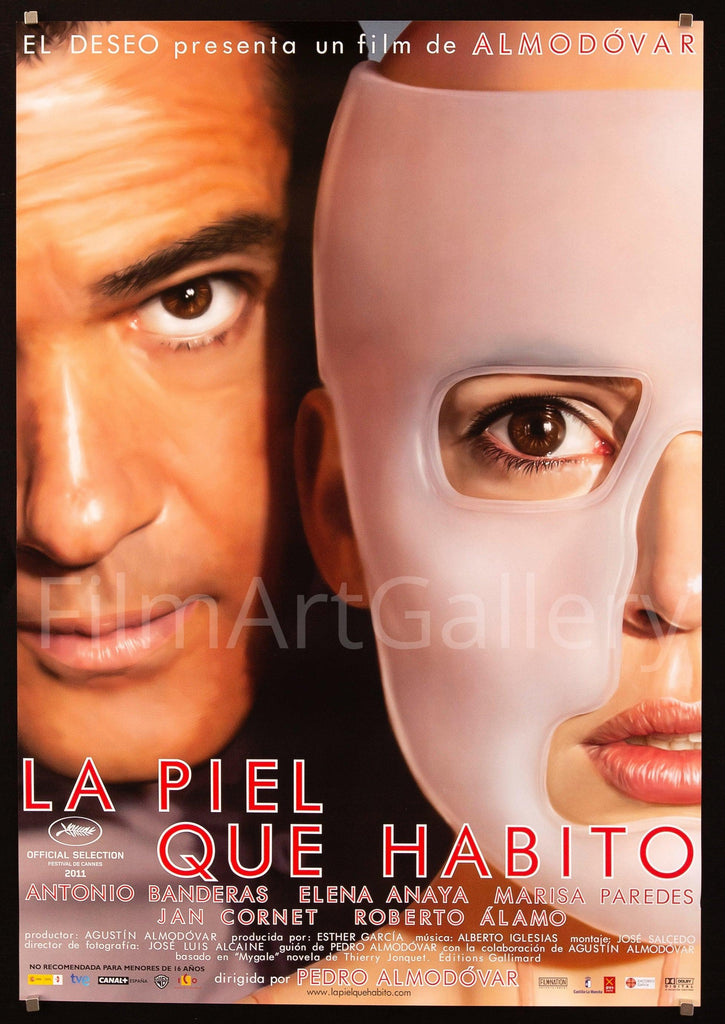 The Skin I Live In Original Vintage Movie Poster