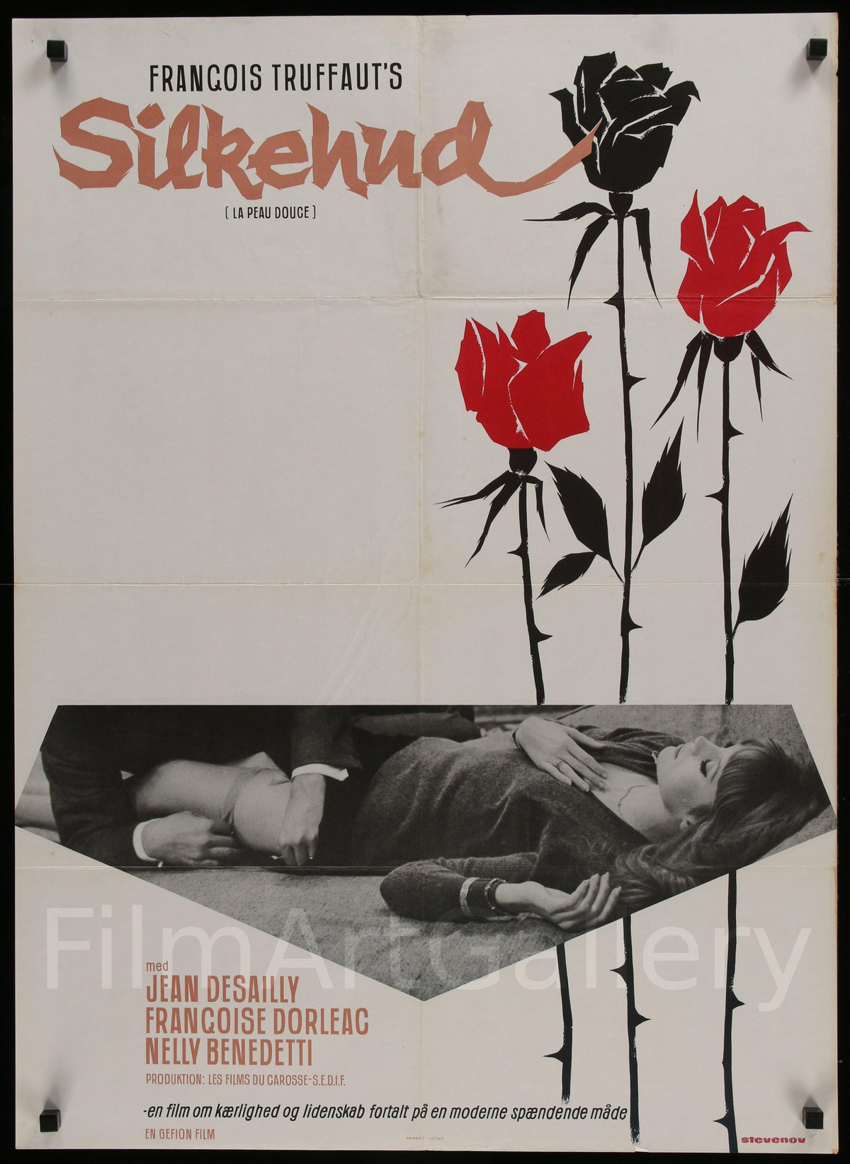 The Soft Skin (La Peau Douce) 24x33 Original Vintage Movie Poster