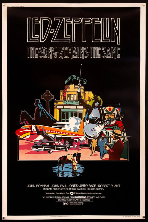 The Song Remains the Same Original Vintage Movie Poster