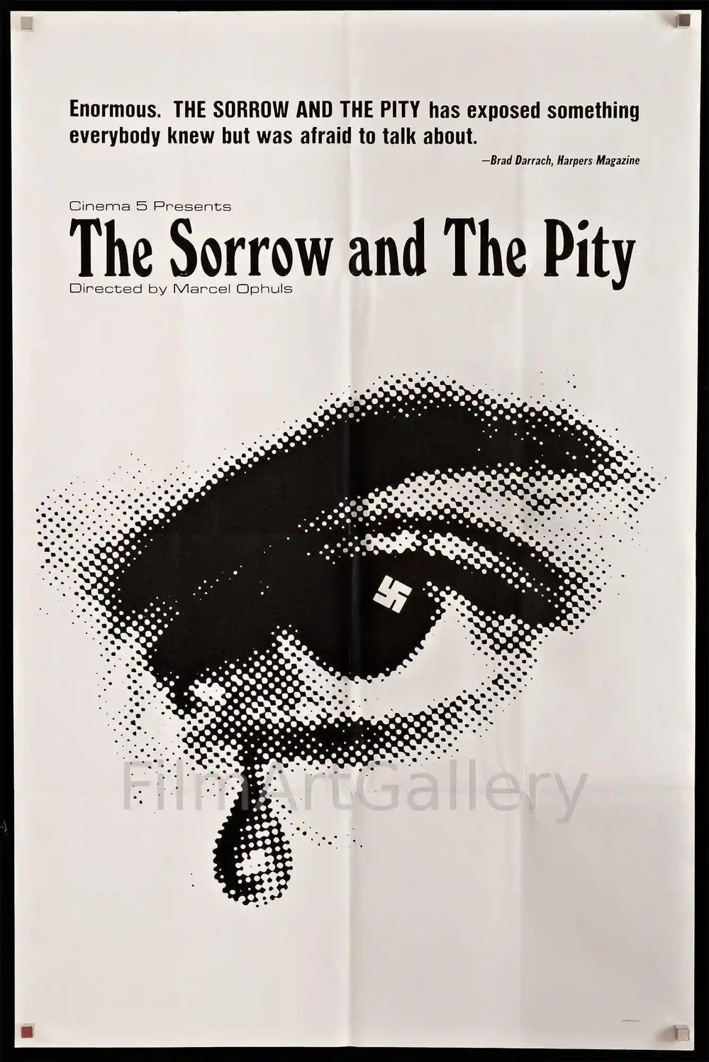 The Sorrow and the Pity Original Vintage Movie Poster