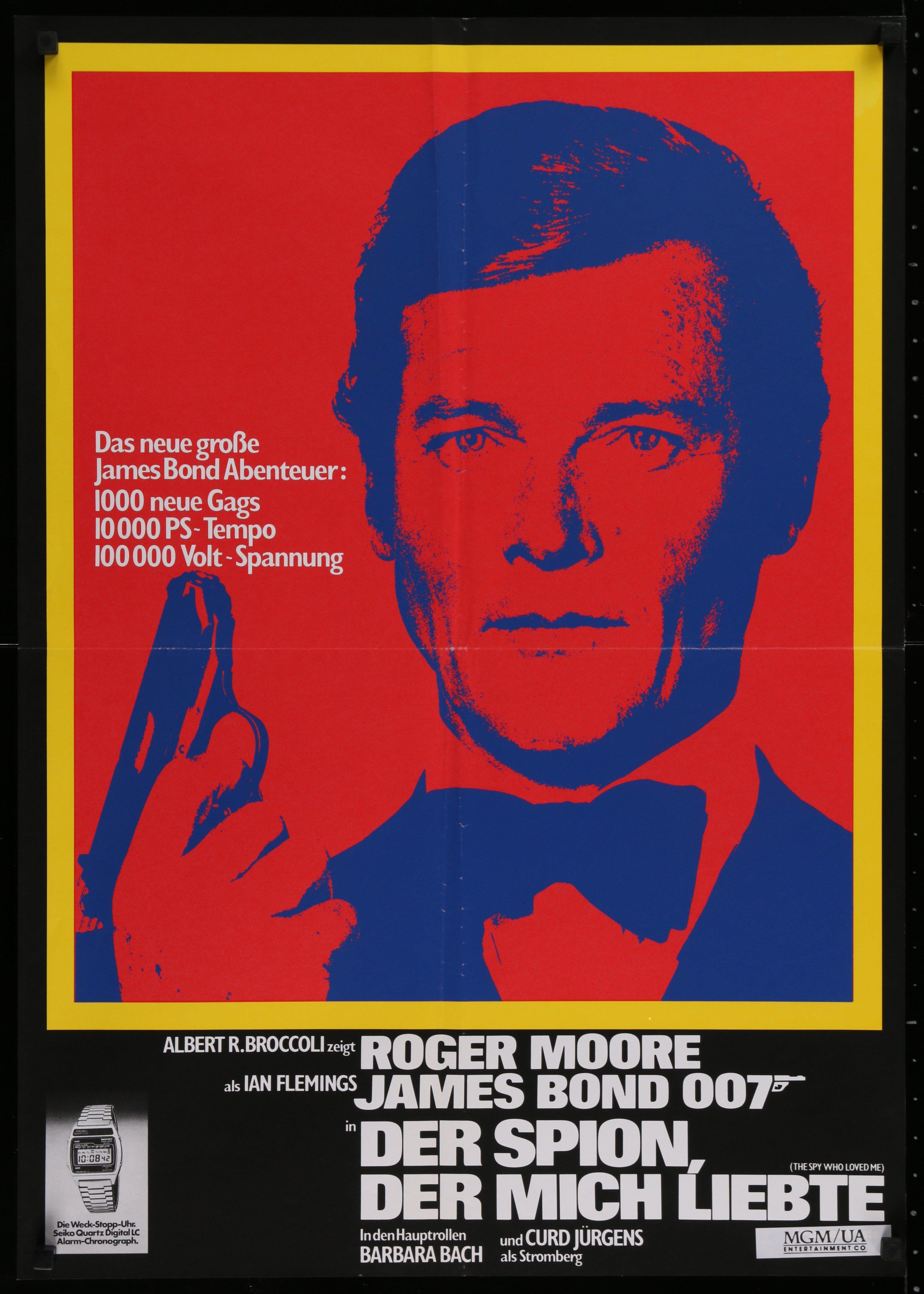 The Spy Who Loved Me Movie Poster 1977 German A1 (23x33)
