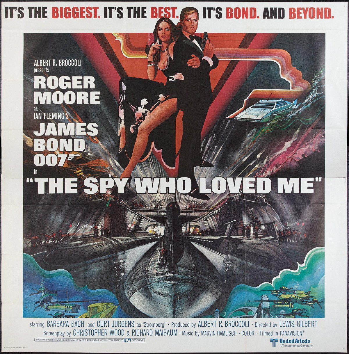 The Spy Who Loved Me Original Vintage Movie Poster