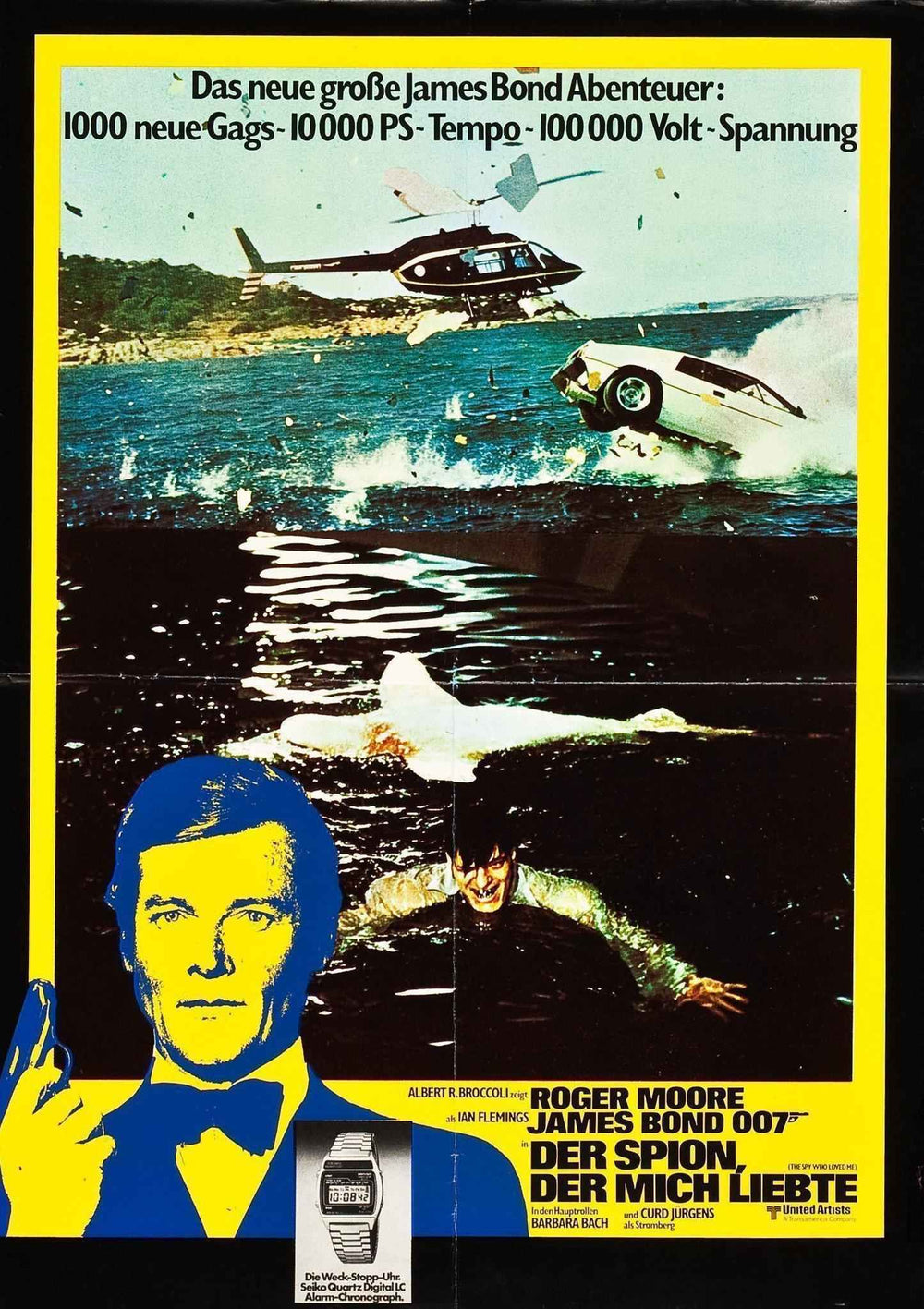 The Spy Who Loved Me Original Vintage Movie Poster