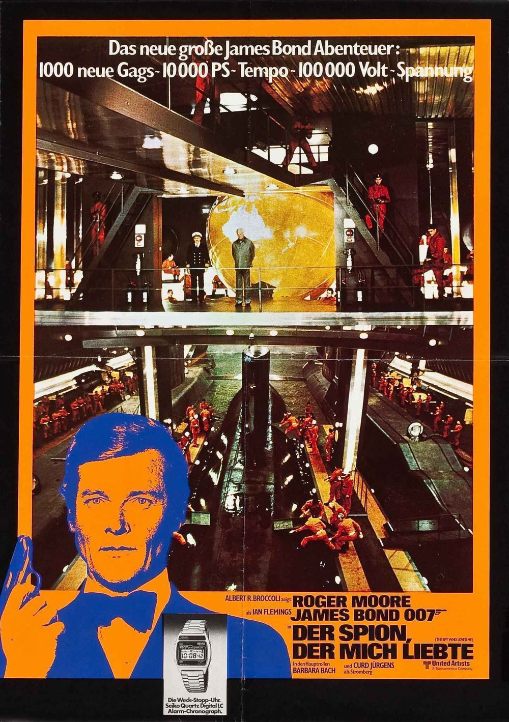 The Spy Who Loved Me Original Vintage Movie Poster