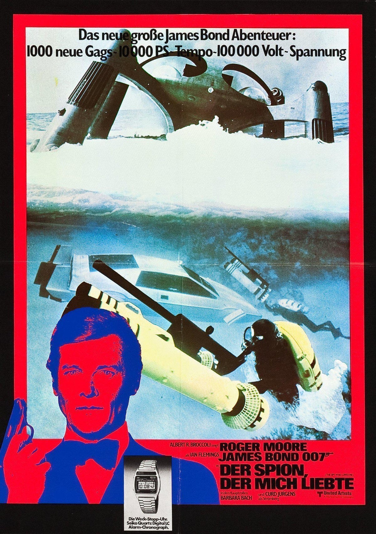 The Spy Who Loved Me Original Vintage Movie Poster