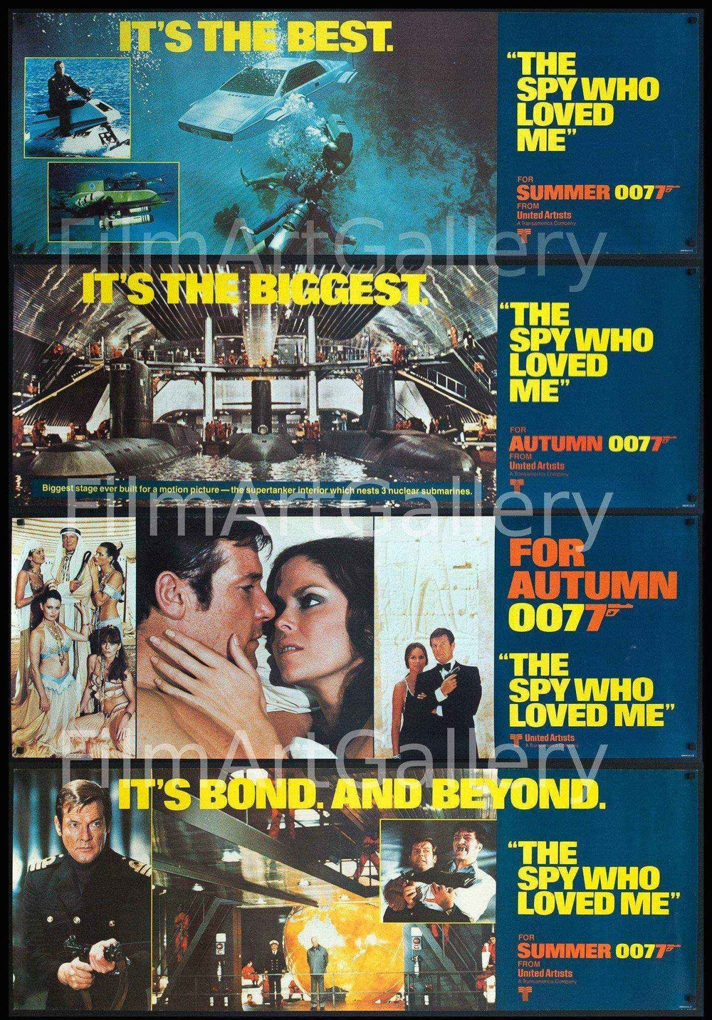 The Spy Who Loved Me Original Vintage Movie Poster
