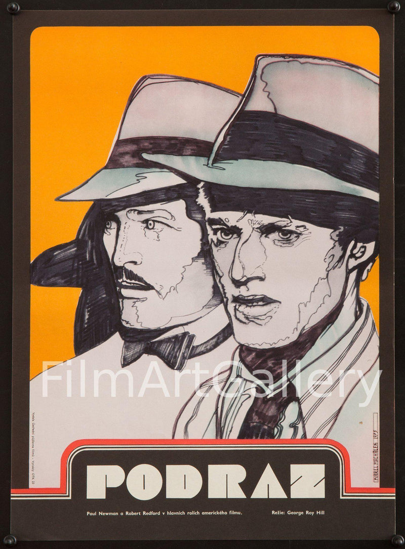 The Sting Czech Mini (11x16) Original Vintage Movie Poster