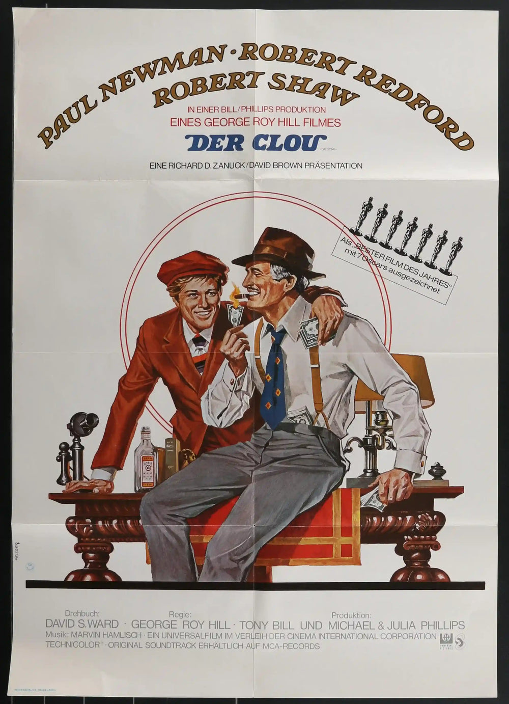 The Sting Original Vintage Movie Poster