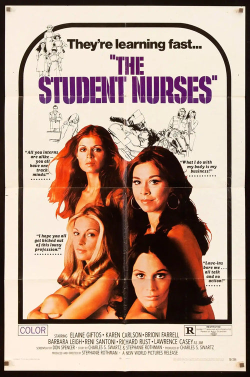 The Student Nurses Original Vintage Movie Poster
