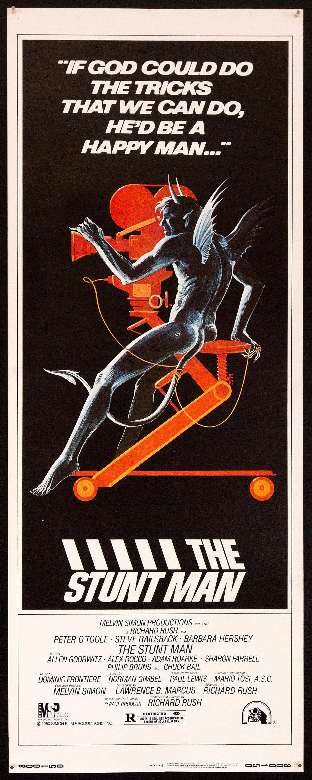 The Stunt Man Original Vintage Movie Poster