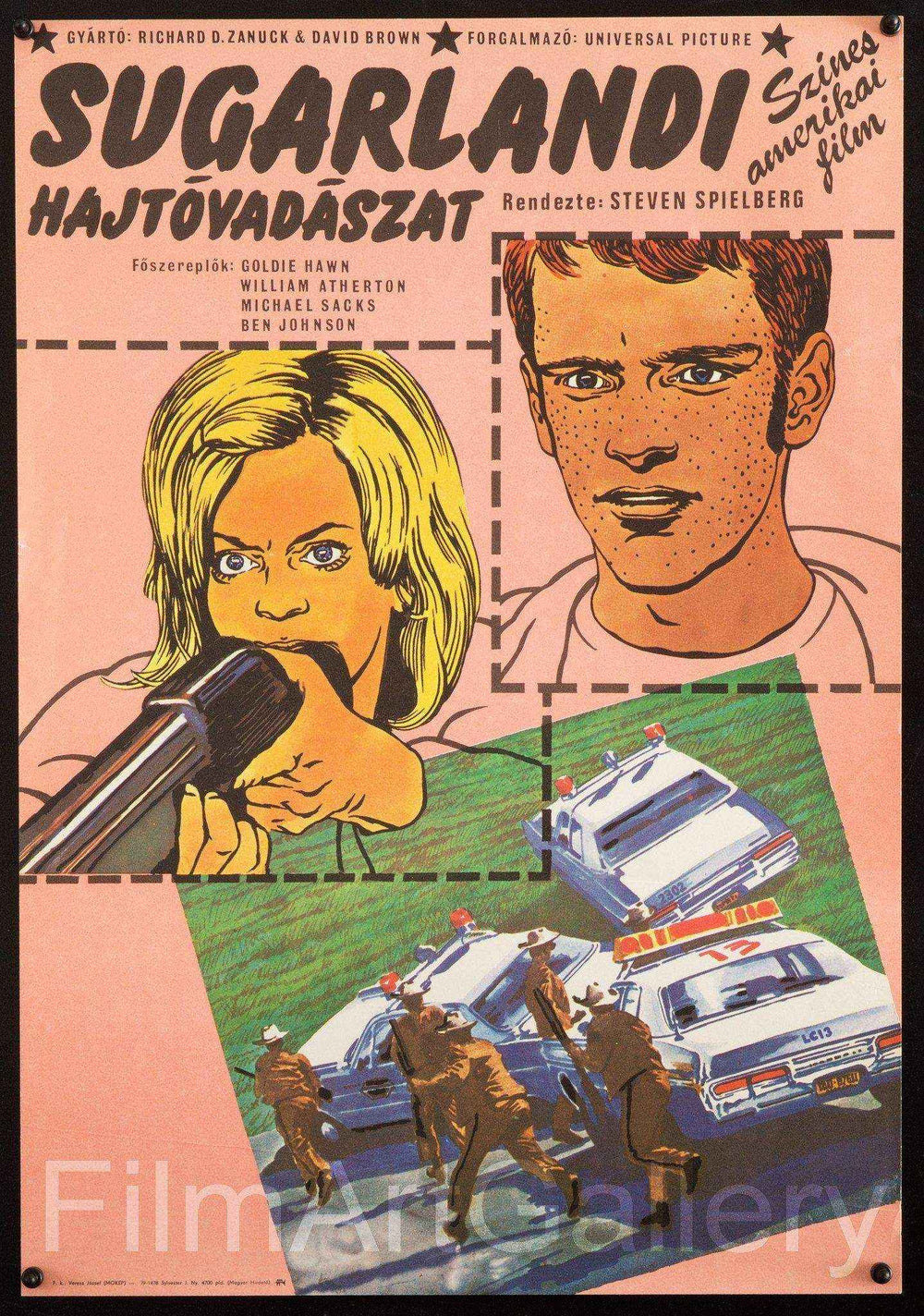 The Sugarland Express Original Vintage Movie Poster