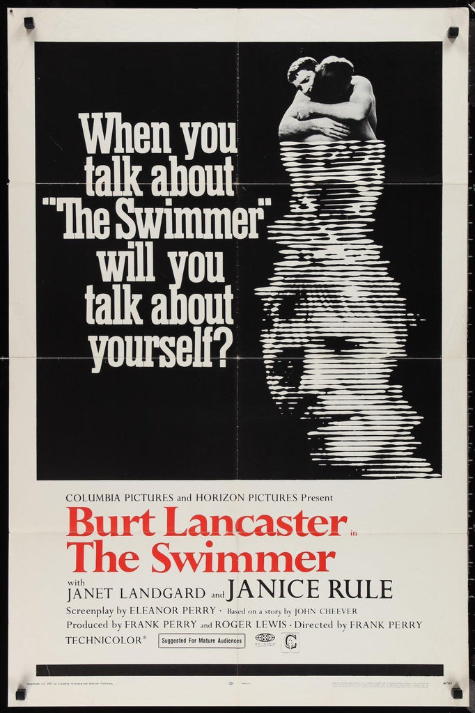 The Swimmer 1 Sheet (27x41) Original Vintage Movie Poster