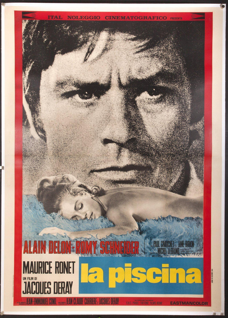 The Swimming Pool (La Piscine) Italian 4 foglio (55x78) Original Vintage Movie Poster