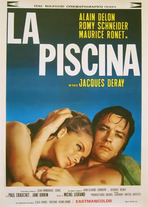 The Swimming Pool (La Piscine) Original Vintage Movie Poster