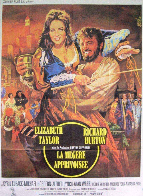 The Taming of the Shrew Original Vintage Movie Poster