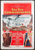 The Ten Commandments Original Vintage Movie Poster