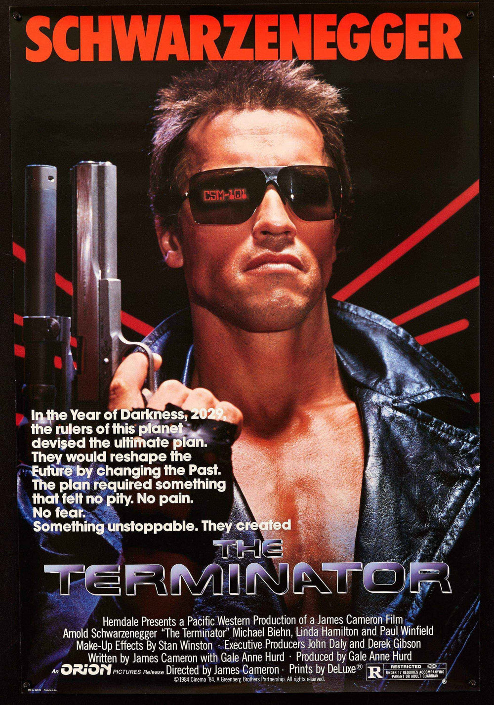 The Terminator Original Vintage Movie Poster