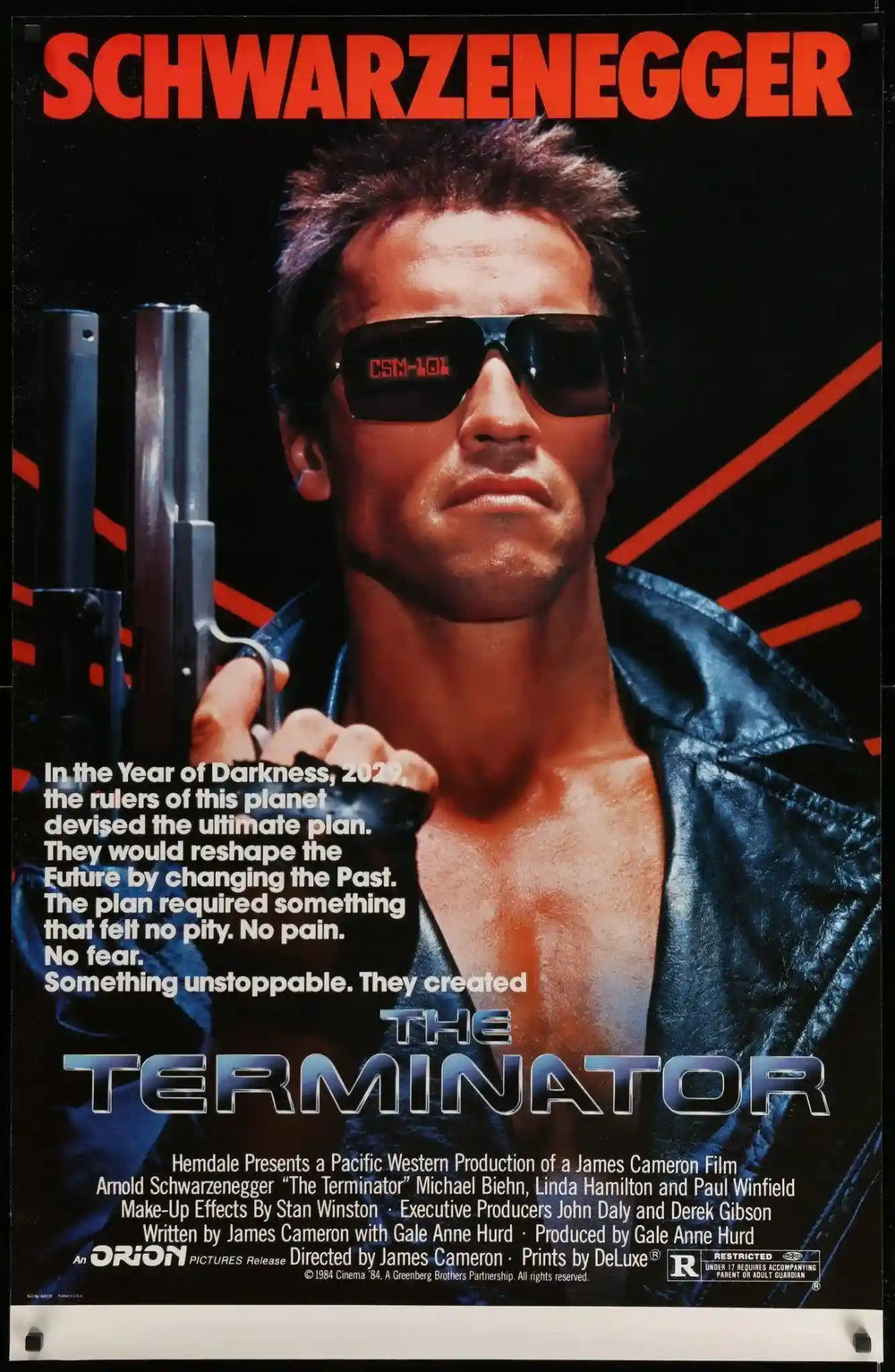The Terminator Original Vintage Movie Poster