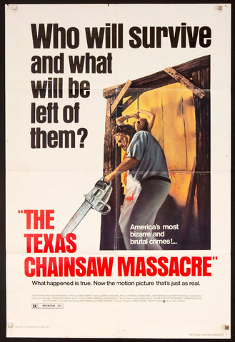 The Texas Chainsaw Massacre Movie Poster 1980 RI 1 Sheet (27x41)
