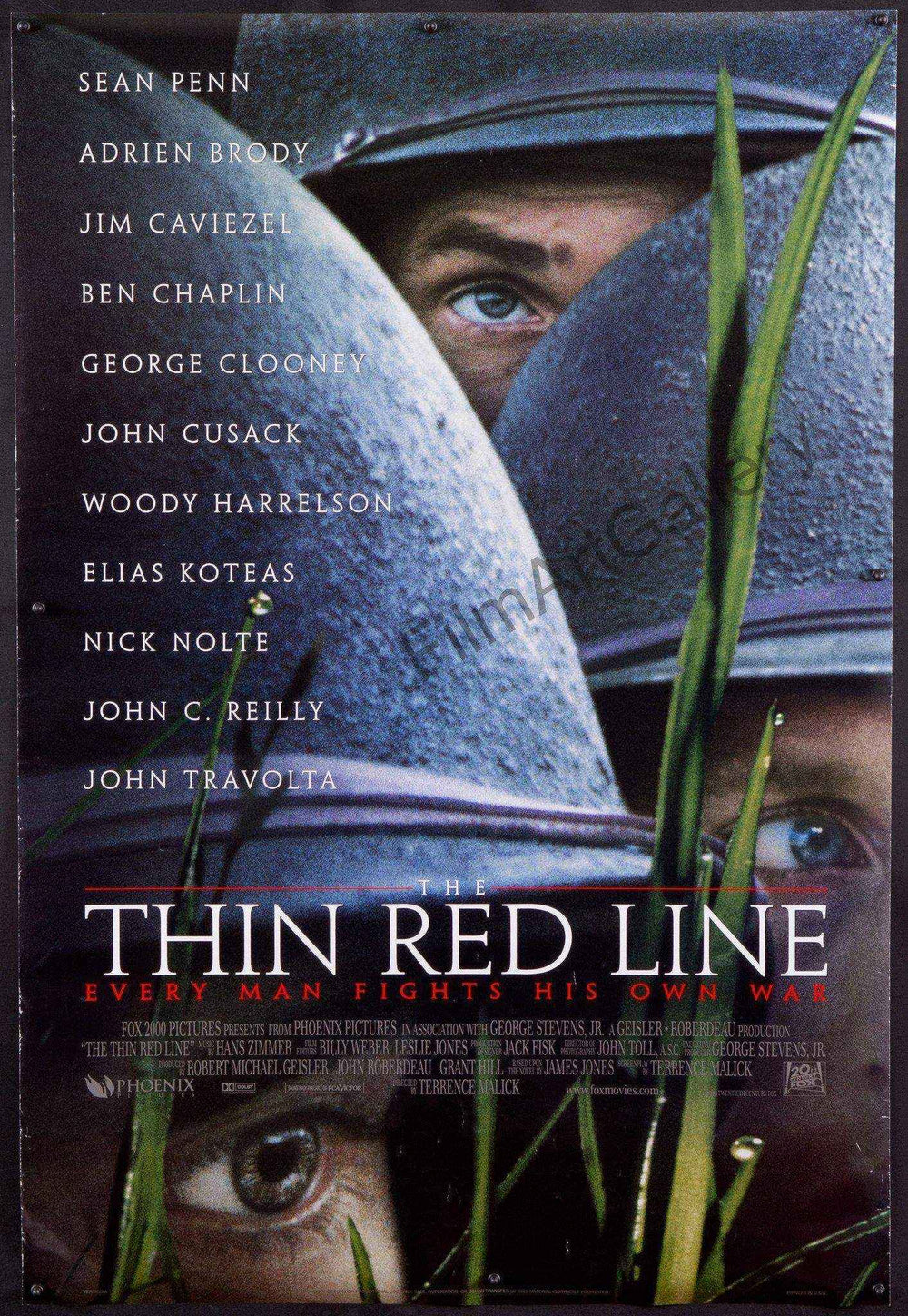 The Thin Red Line Original Vintage Movie Poster