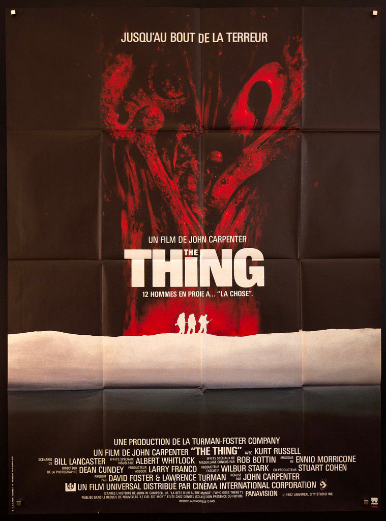 The Thing French 1 Panel (47x63) Original Vintage Movie Poster