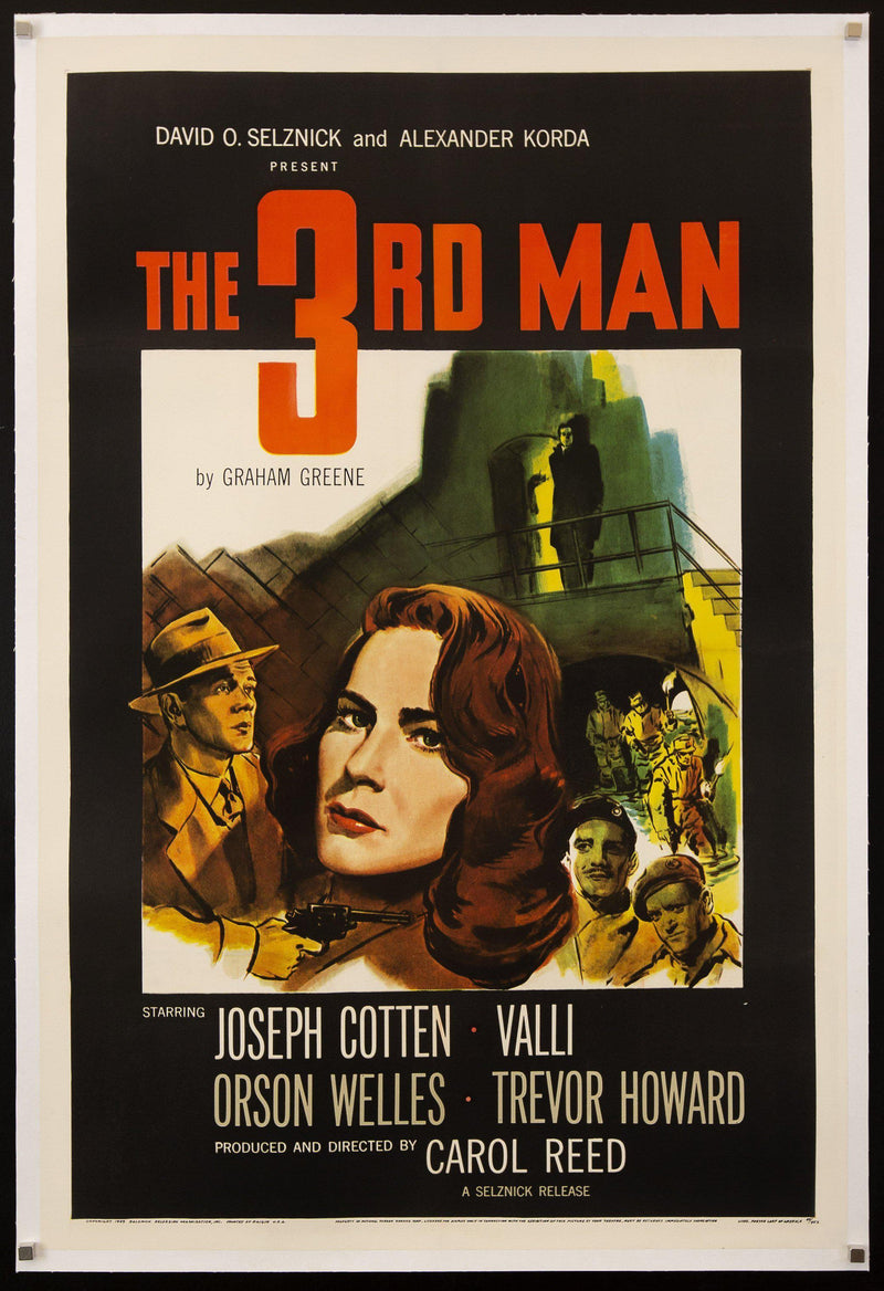 The Third Man 1 Sheet (27x41) Original Vintage Movie Poster