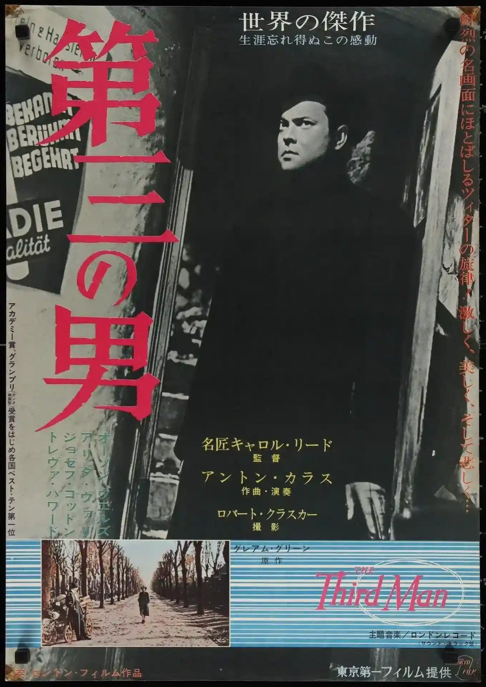 The Third Man Original Vintage Movie Poster